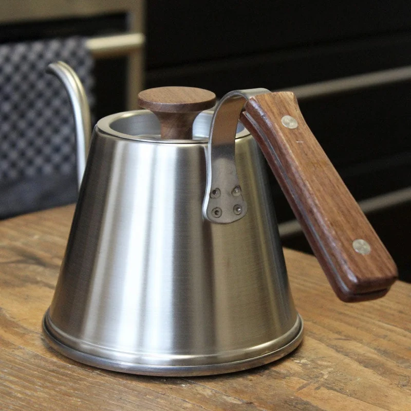Hario V60 Drip Kettle Walnut - Nussbaum