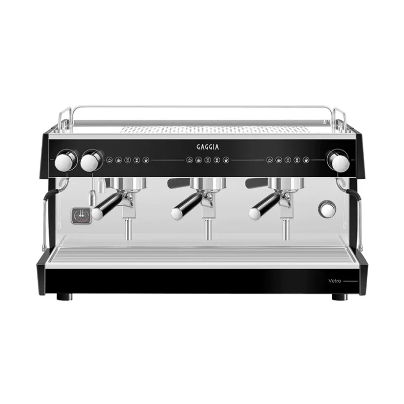 Gaggia Vetro Tall Cup 3 Group Commercial Espresso Machine