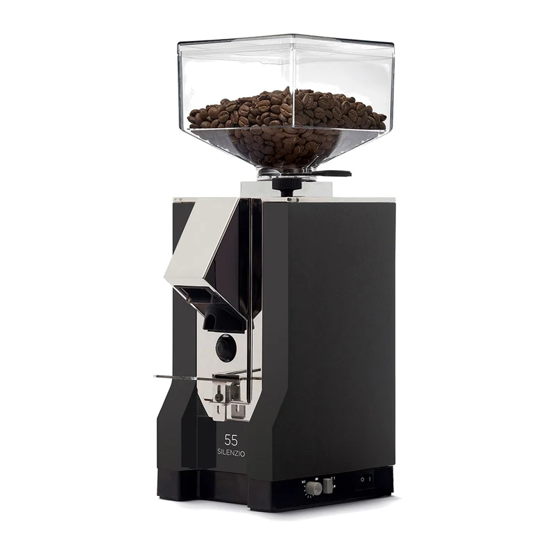 Eureka Mignon SILENZIO - 55 mm Mahlscheiben, Timer Kaffeemühle Espressomühle