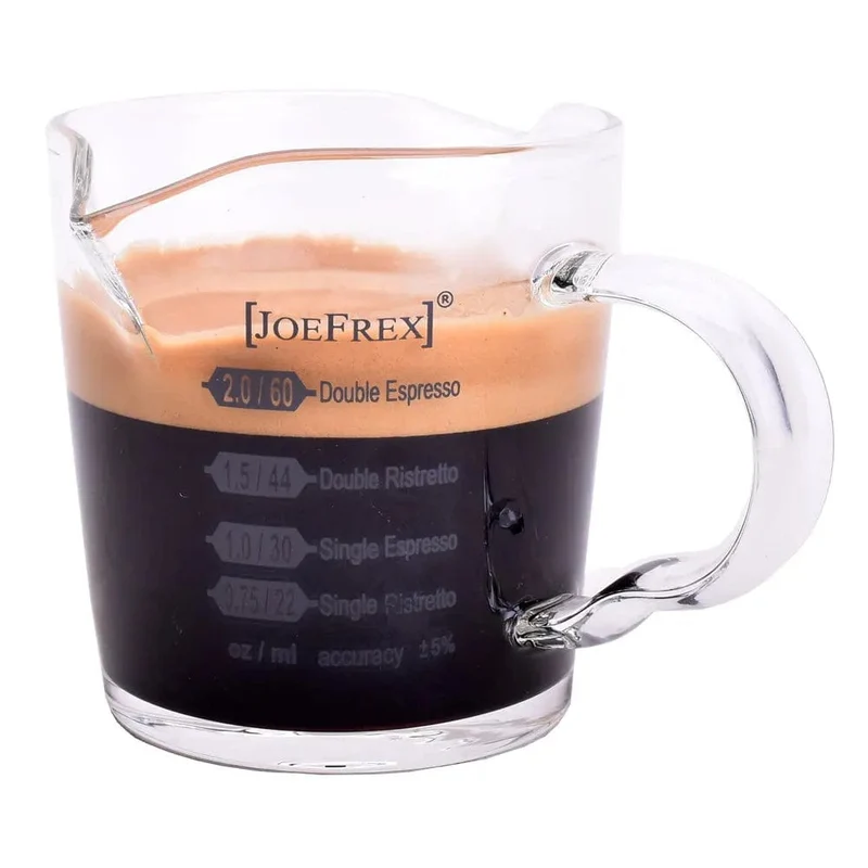 Espresso Shotglas Doppel-Auslauf - für Doppio