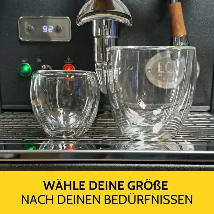Latte Macchiato Gläser Doppelwandig 2er Pack 300 ml von COYOOCO
