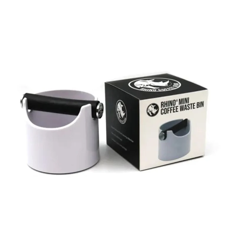 RHINOWARES Abschlagbehälter weiß - Mini Coffee Waste Bin
