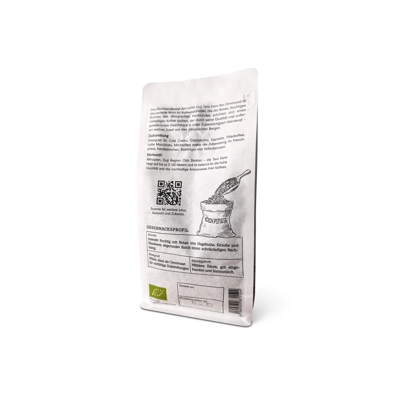 Hochlandjuwel Bio Kaffee Äthiopien Guji, Natural
