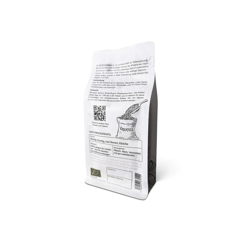Hochlandblüte Bio Kaffee Äthiopien Sidamo, Washed