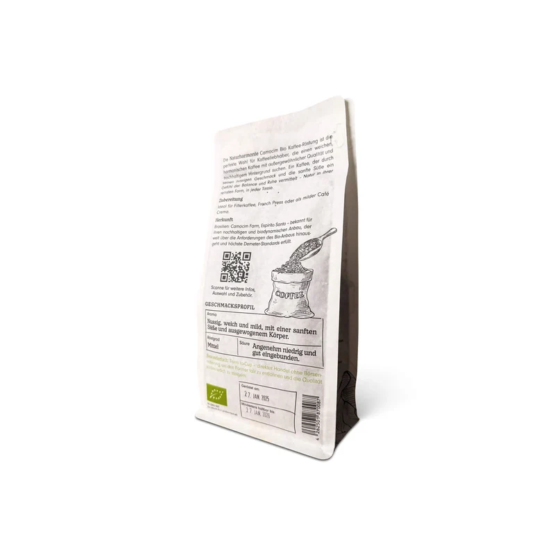 Naturharmonie Demeter Filterkaffee, Fazenda Camocim