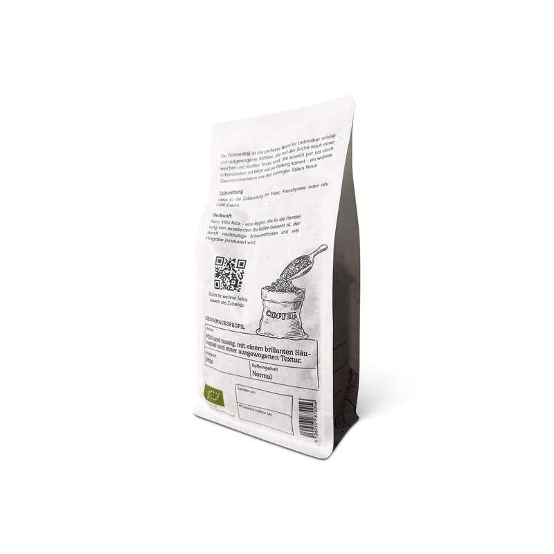 Sonnental Bio Filterkaffee aus Peru, Villa Rica