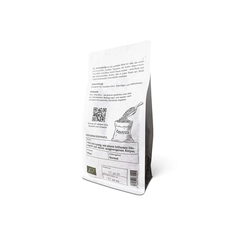 Andenperle Bio Espresso aus Peru, Villa Rica
