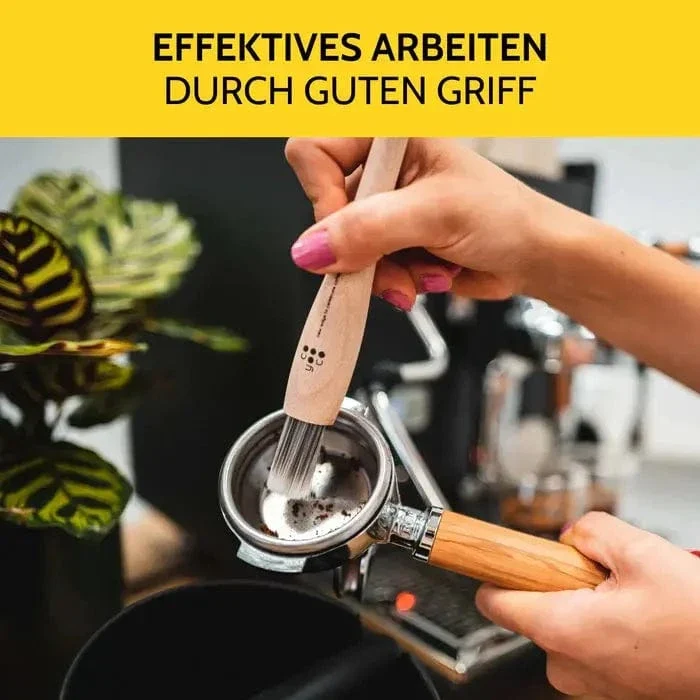 Barista Pinsel Holz - Natur oder Schwarz von COYOOCO