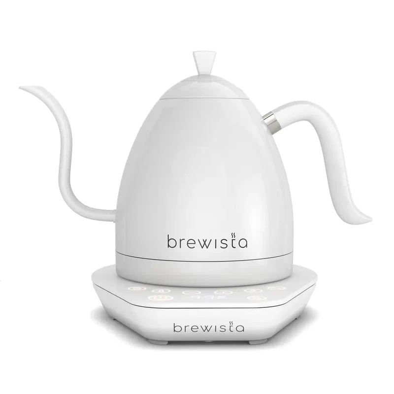 Brewista Artisan 1.0 L Gooseneck Variable Kettle - Weiß/Weiß - Wasserkocher