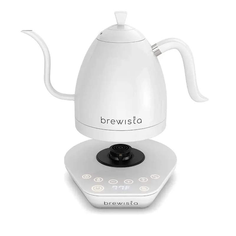 Brewista Artisan 1.0 L Gooseneck Variable Kettle - Weiß/Weiß - Wasserkocher