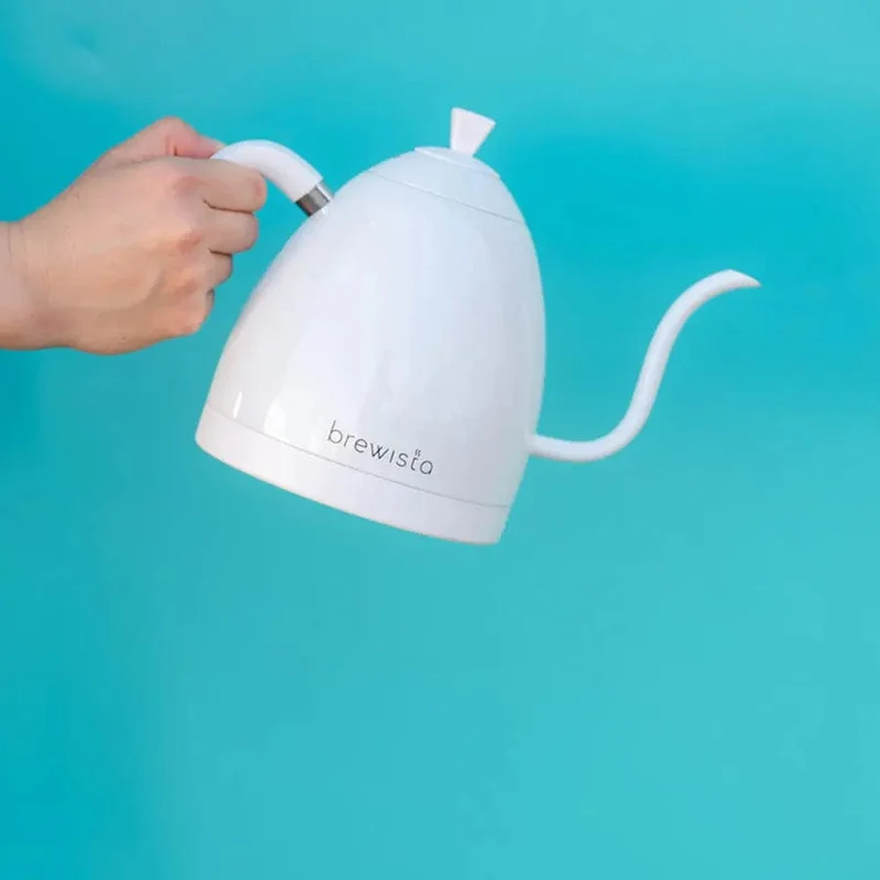 Brewista Artisan 1.0 L Gooseneck Variable Kettle - Weiß/Weiß - Wasserkocher