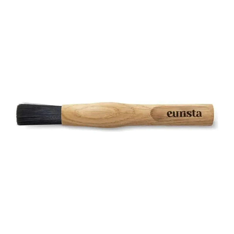 Barista Pinsel - Eurista Brush - Fester Bürstenkopf Nussbaum Olive Eiche Schwarz