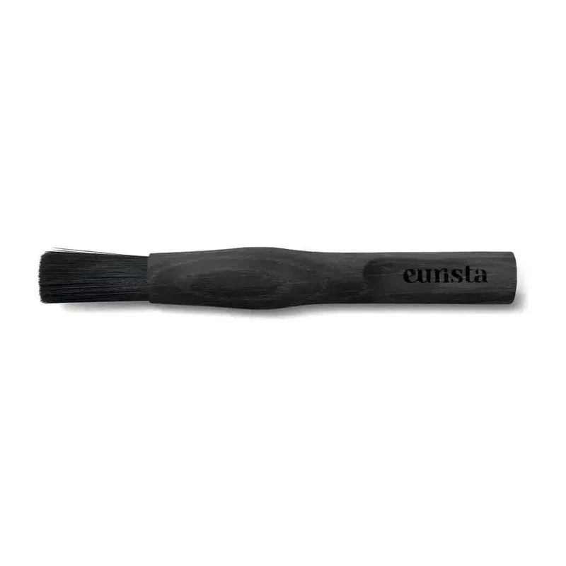 Barista Pinsel - Eurista Brush - Fester Bürstenkopf Nussbaum Olive Eiche Schwarz