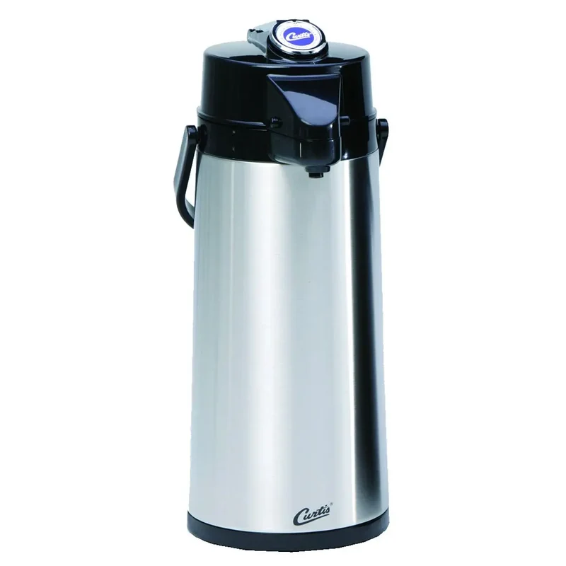 Wilbur Curtis 2.2L SS Exterior/Liner Airpot with Lever Handle