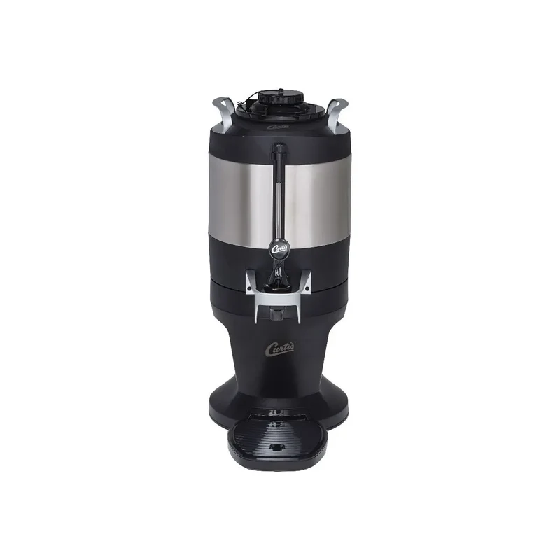 Wilbur Curtis ThermoPro 1.0 Gal. Insulated Dispenser with Black Sight Glass and Wide Mouth Lid