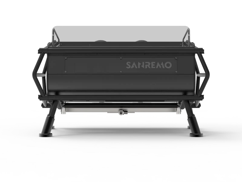 Sanremo Cafe Racer Naked (Black/Black) 3 Group Commercial Espresso Machine