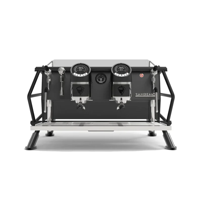 Sanremo Cafe Racer Naked (Black/Black) 2 Group Commercial Espresso Machine