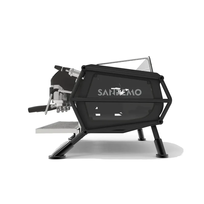 Sanremo Cafe Racer Naked (Black/Black) 2 Group Commercial Espresso Machine