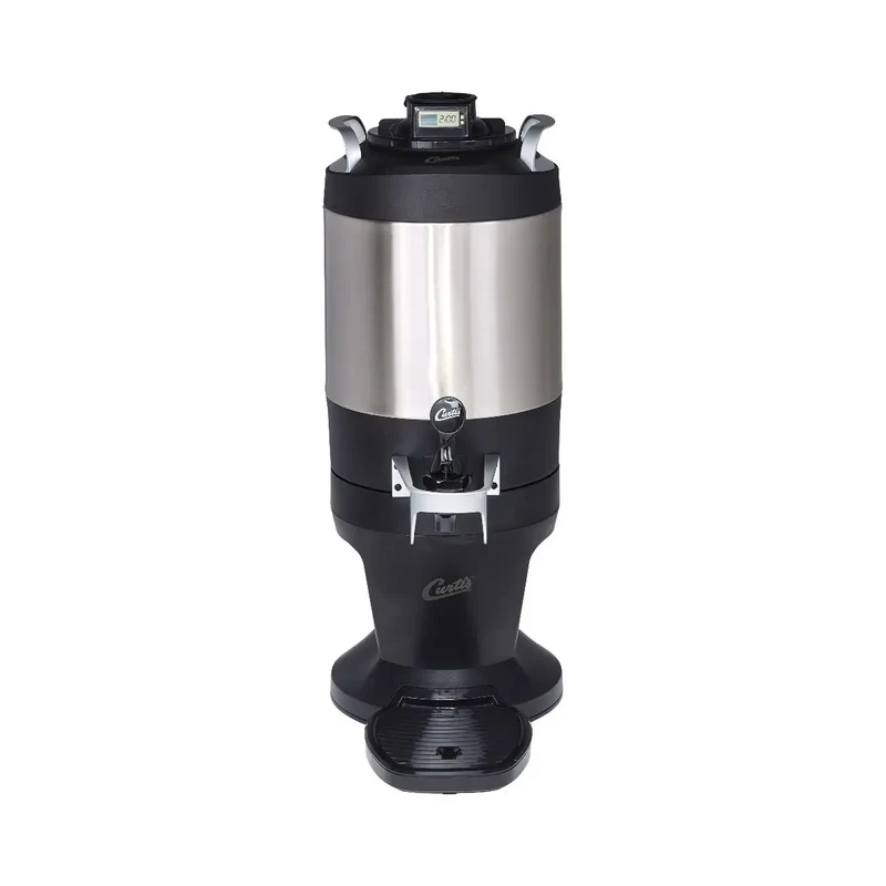 Wilbur Curtis 1.5 Gallon Thermal Freshtrac™ Dispenser, Lockable Base, Wide Mouth Lid