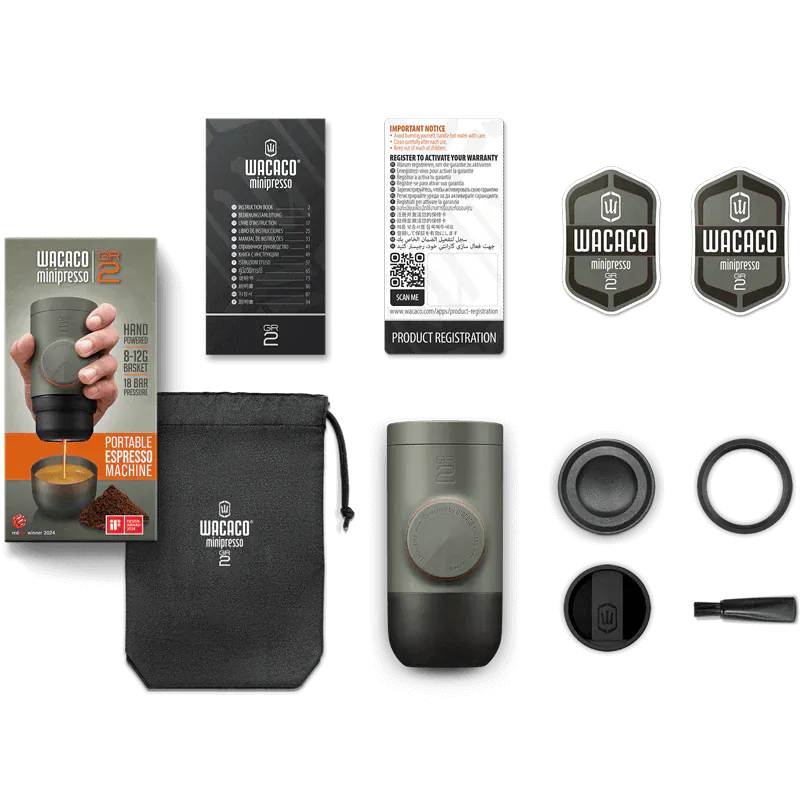 Wacaco Minipresso GR2 – Kompakter Hand-Espresso neu gedacht