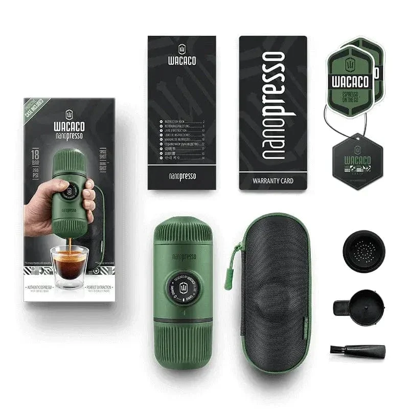 WACACO NANOPRESSO To-Go Espressomaschine Moos Grün