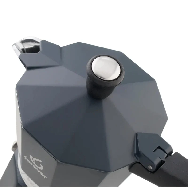 Moka Prestige Noblesse - Mokkakanne - Schwarz und Aluminium 2 Tassen