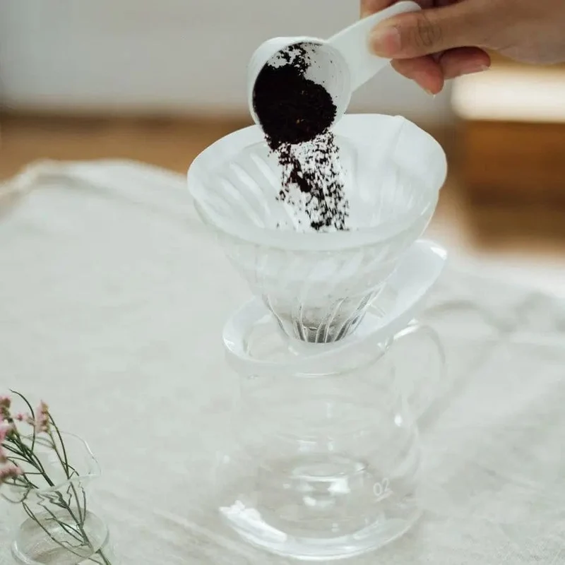 Hario V60 Glass Dripper Glas Handfilter Größe 02 - NEUE Version