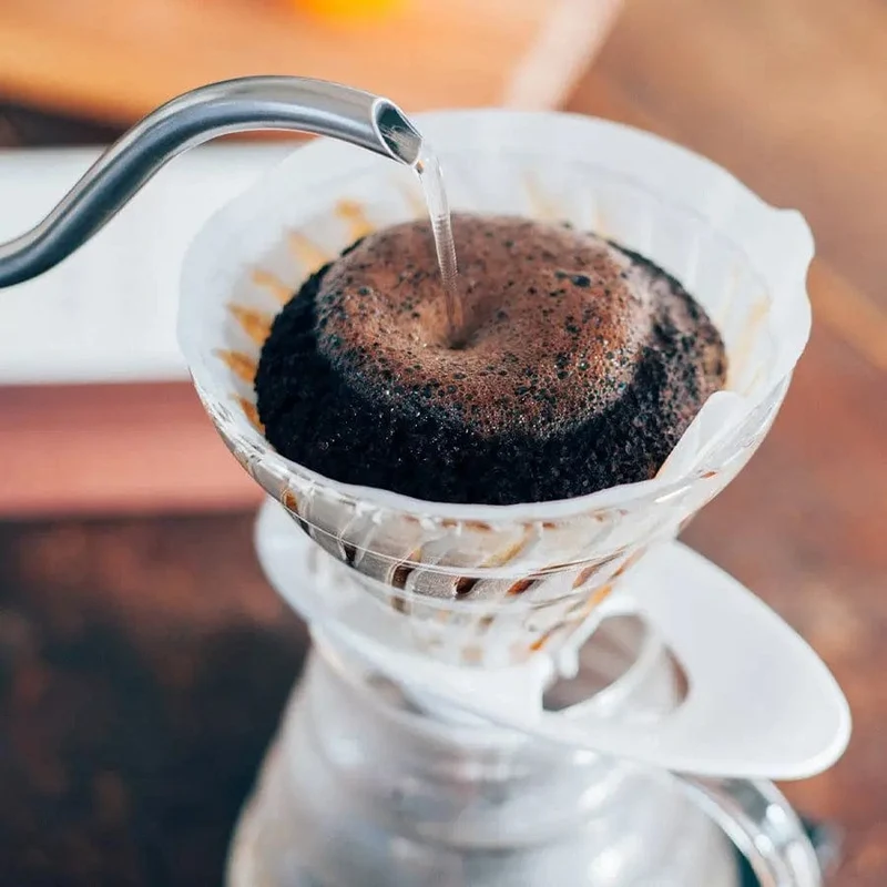 Hario V60 Glass Dripper Glas Handfilter Größe 02 - NEUE Version