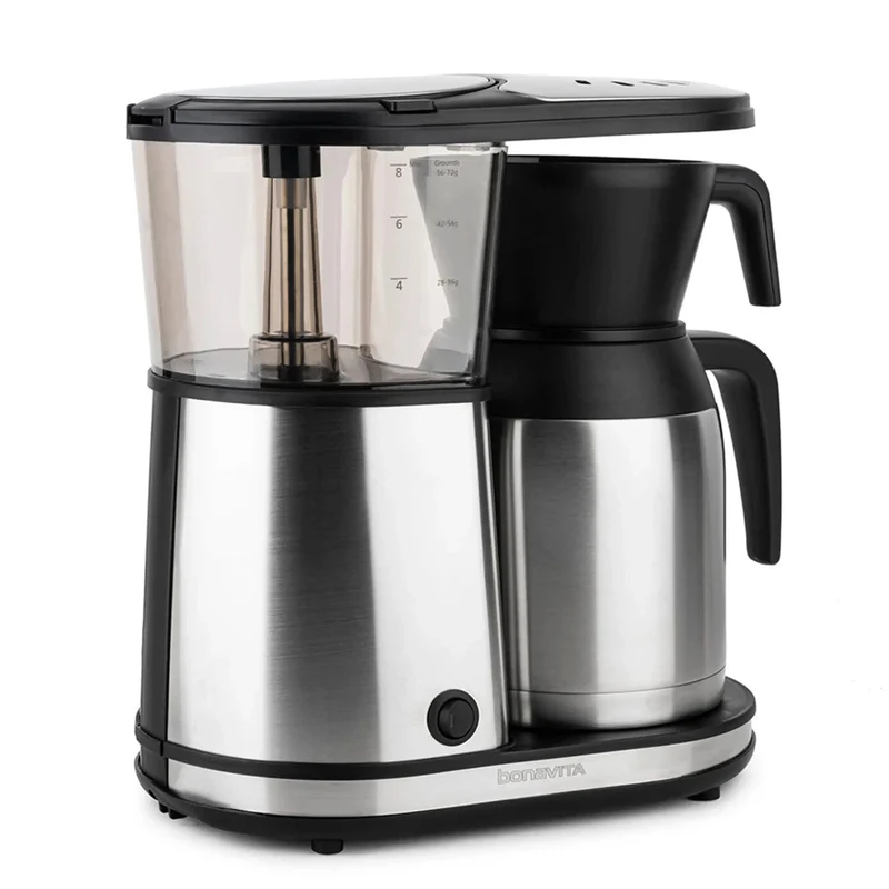 Bonavita 8 Cup One Touch Kaffeemaschine mit Thermoskanne, 8 Tassen, ein Klick - SCA Golden Cup