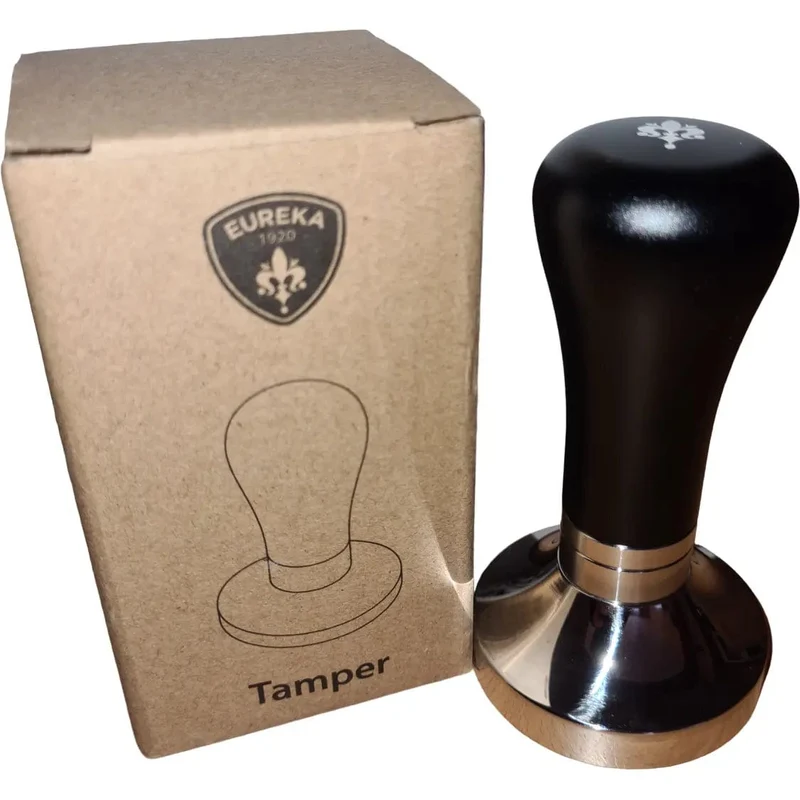 EUREKA Verstellbarer Tamper 58 mm oder 58,3 mm - Schwarz oder Nussbaum