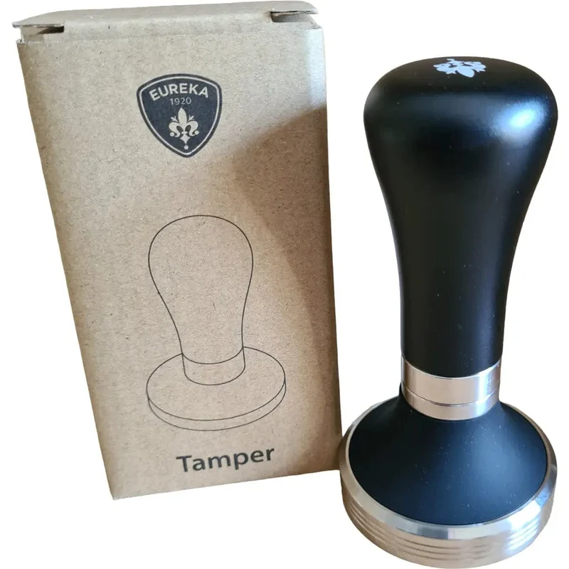 EUREKA Tamper - Perfekter Griff 58 mm oder 58,3 mm - Schwarz