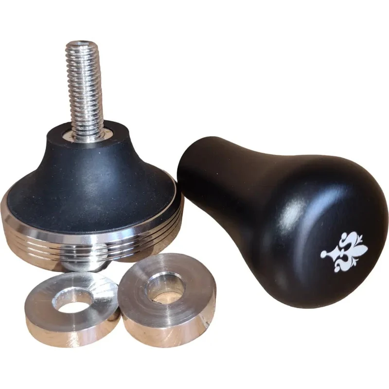 EUREKA Tamper - Perfekter Griff 58 mm oder 58,3 mm - Schwarz