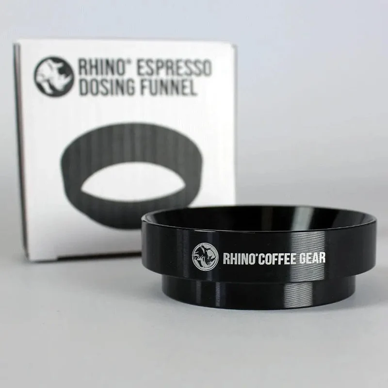 Rhinowares Dosing Funnel - Dosierring schwarz für 58 mm Siebträger