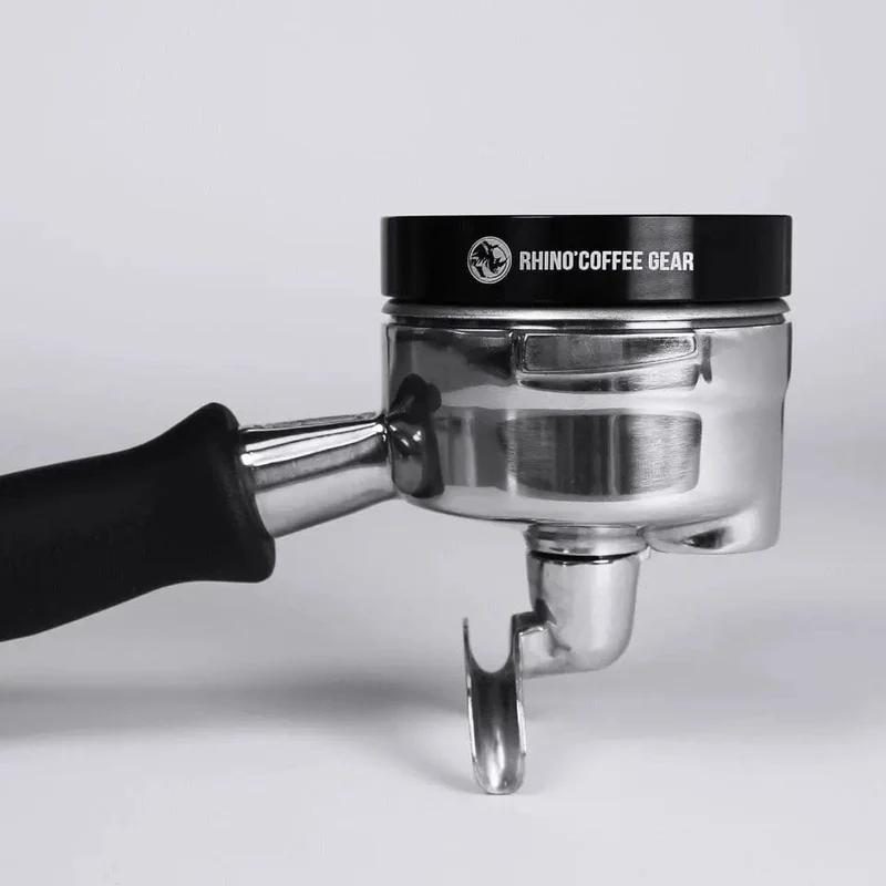 Rhinowares Dosing Funnel - Dosierring schwarz für 58 mm Siebträger