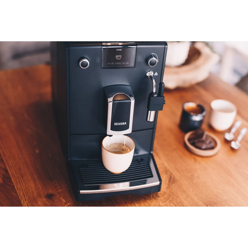 Nivona NICR 5'50 Mattschwarz – Chrom – Kaffeevollautomat