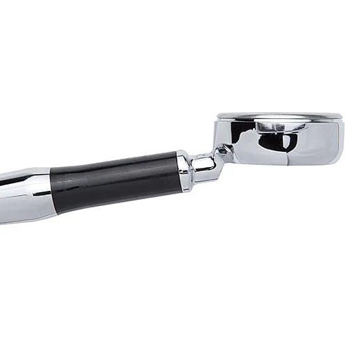 ECM Abgewinkelter Premium-Siebträger (Bodenlos) – Ergonomie & Extraktionskontrolle für Deine E61 Brühgruppe