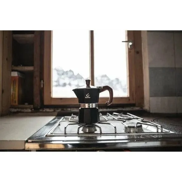 Moka Prestige Radica - Mokkakanne - Wurzelholz Aluminium 2 Tassen