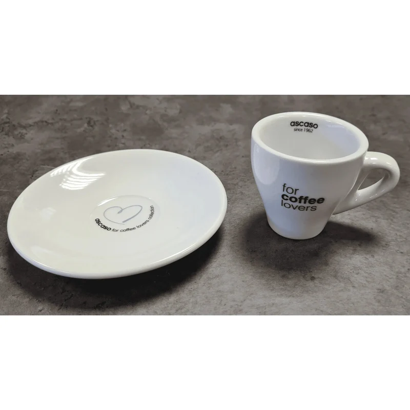 Ascaso "For Coffee Lovers" Espresso Tasse Weiß - V.3502