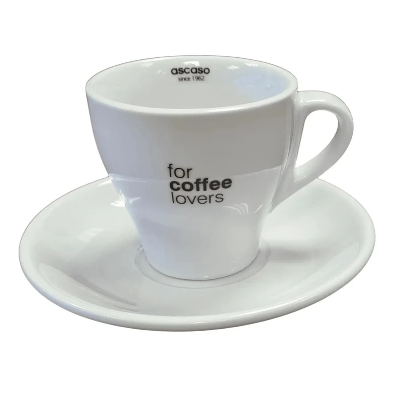 Ascaso "For Coffee Lovers" Cappuccino Tasse Weiß