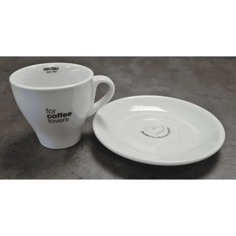 Ascaso "For Coffee Lovers" Cappuccino Tasse Weiß