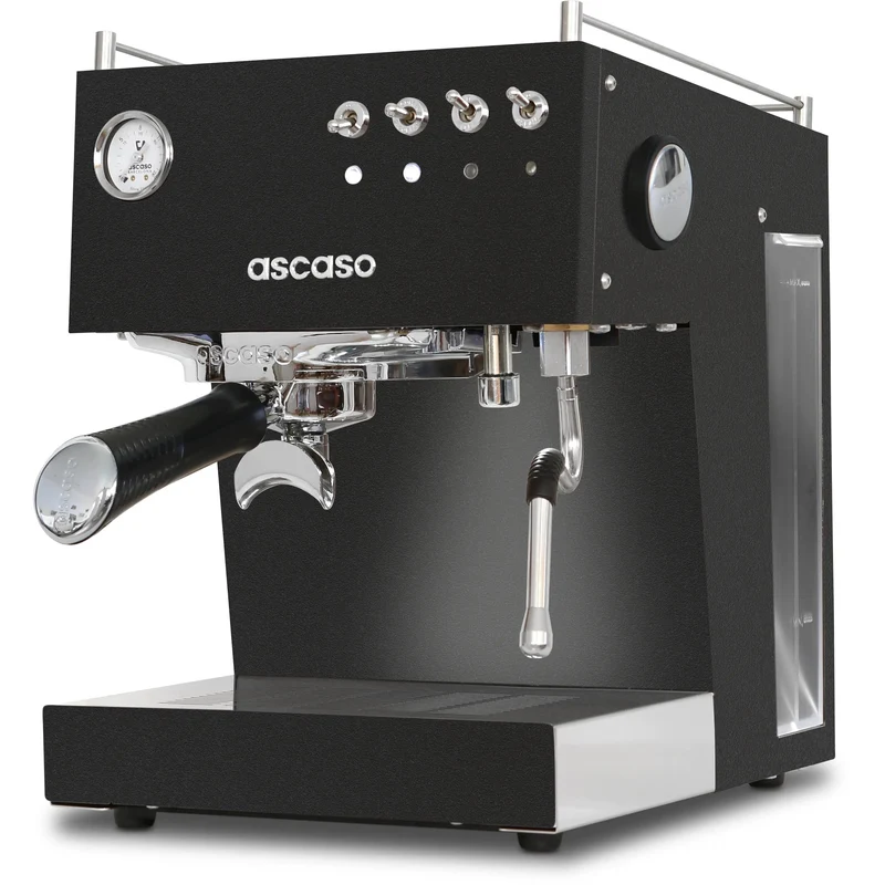 Ascaso Steel Duo Black - Modell 2022 mit 25% mehr Dampfpower