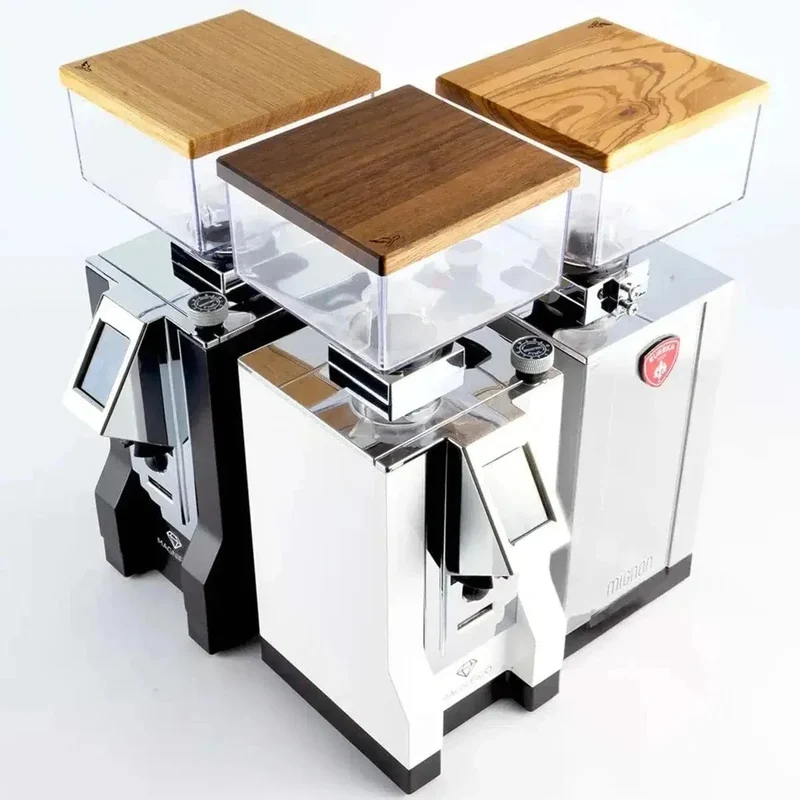 Brewspire Deckel für Eureka Mignon Nussholz Eichenholz Olivenholz