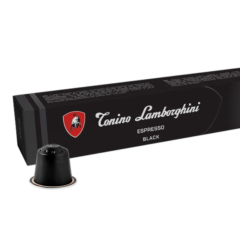 Tonino Lamborghini Nespresso® kompatible Kapseln BLACK (10Stück)
