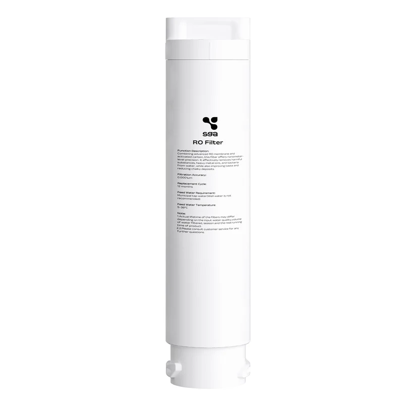 Ciarra x Susgreenable RO Wasserfilter Kartusche für SGIWDR04-W – 0,0001μm Ultrafeine Filtration | SGROF04