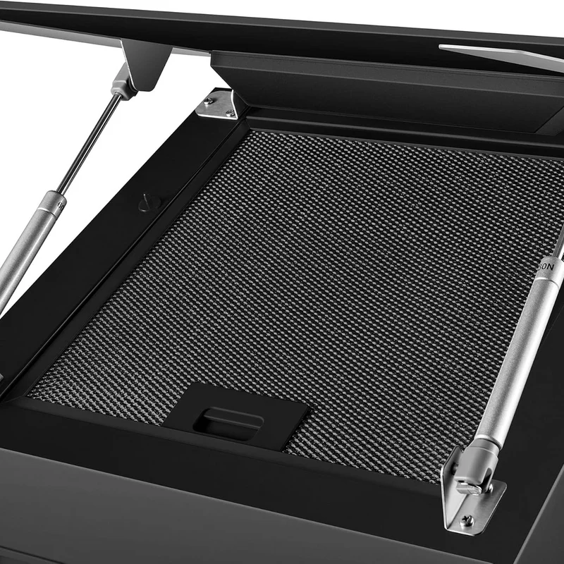 CIARRA Aluminium-Fettfilter Schwarz für Dunstabzugshaube | AL260319-B
