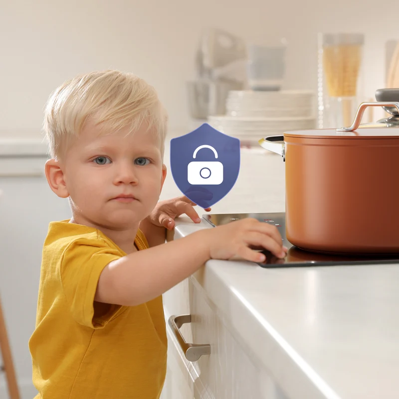 Ciarra 29cm Induktionskochfeld Autark, 2 Zonen, 3000W Doppel-Induktionsplatte, Elektro-Kochfeld mit Kindersicherung und Timer | CRGDBIH2