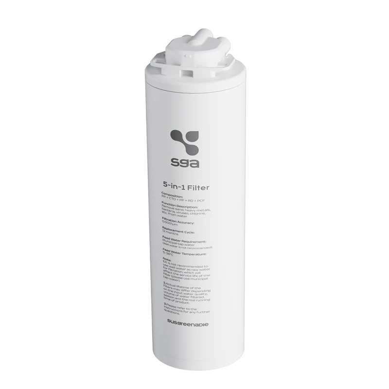 Ciarra x Susgreenable 5-in-1 RO Wasserfilter Kartusche – 0,0001μm Ultrafeine Filtration | SGROF03