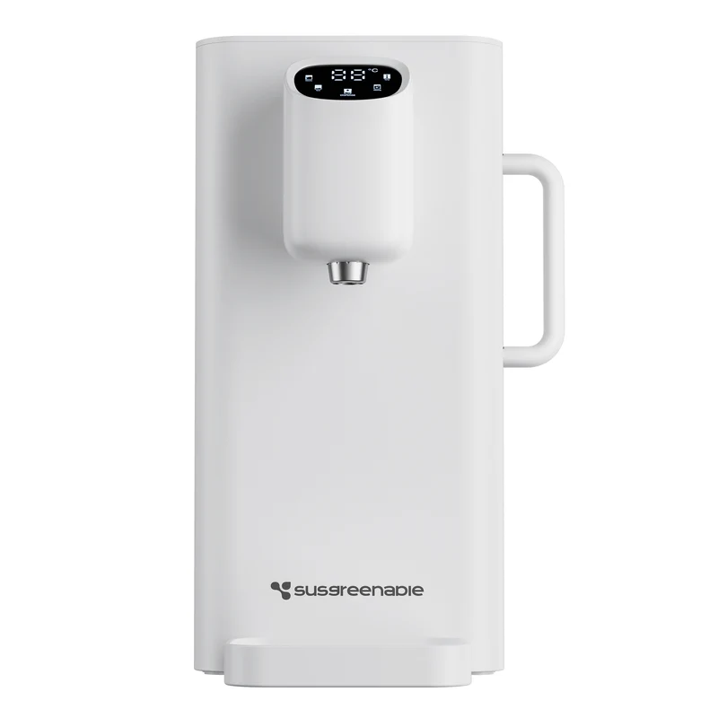 Ciarra x Susgreenable Heißwasserspender 4-in-1 umkehrosmoseanlage, 3 Sek. Heiß, Ohne Installation, Inklusive Filter, 3:1 Wassereffizienz | SGIWDR04-W
