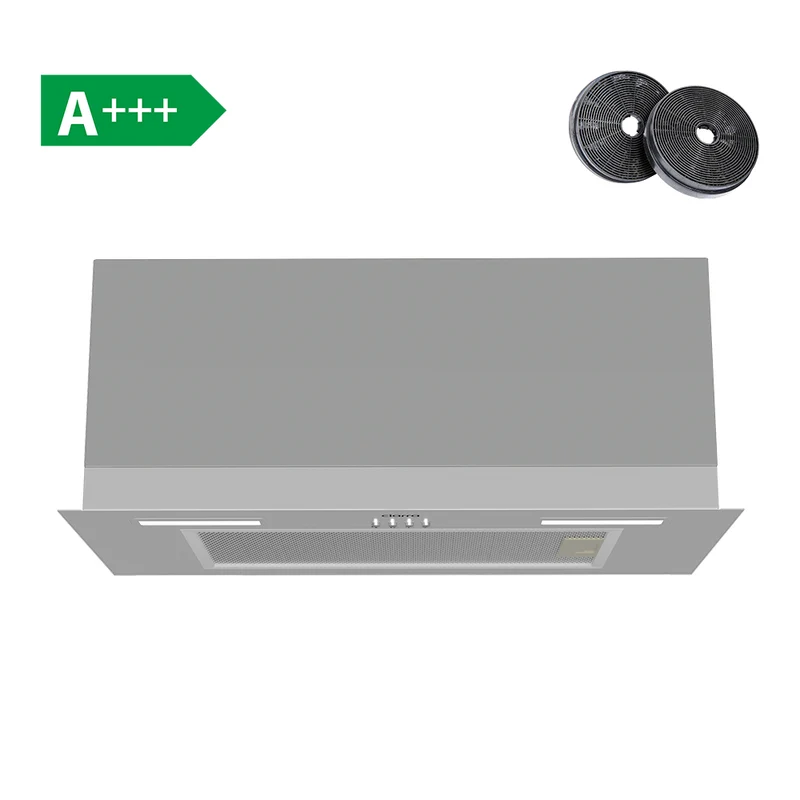 Ciarra 60cm Compact-Set: Einbauhaube + 3-Zonen Induktionskochfeld