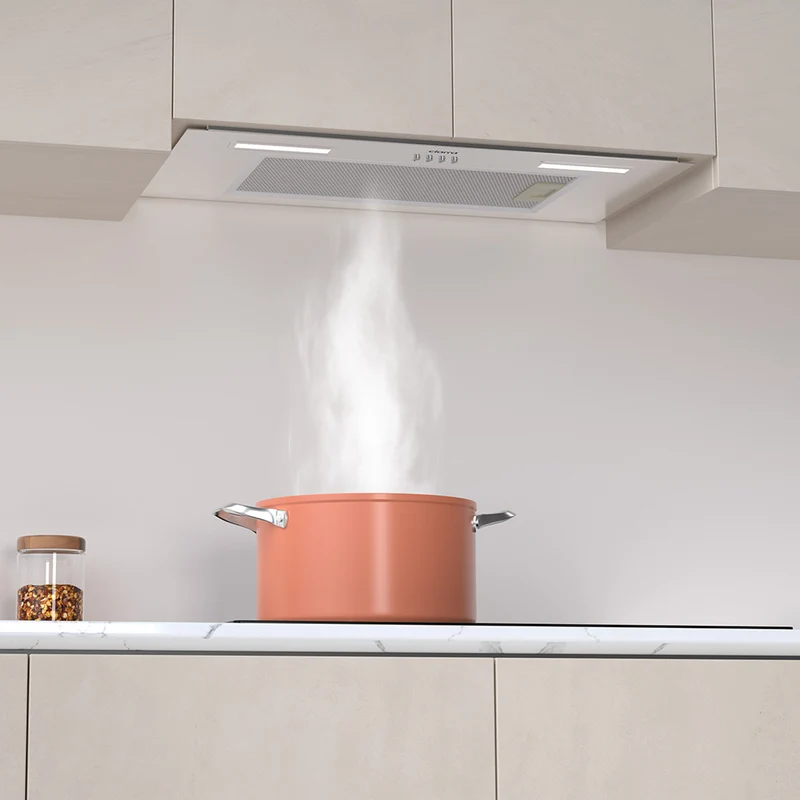 Ciarra 60cm Compact-Set: Einbauhaube + 3-Zonen Induktionskochfeld